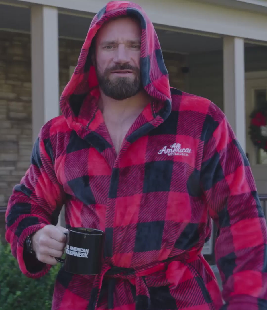 Plush Robe // Buffalo Check