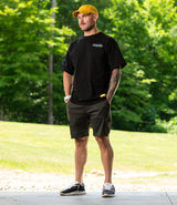 Charcoal Cargo Hybrid Short