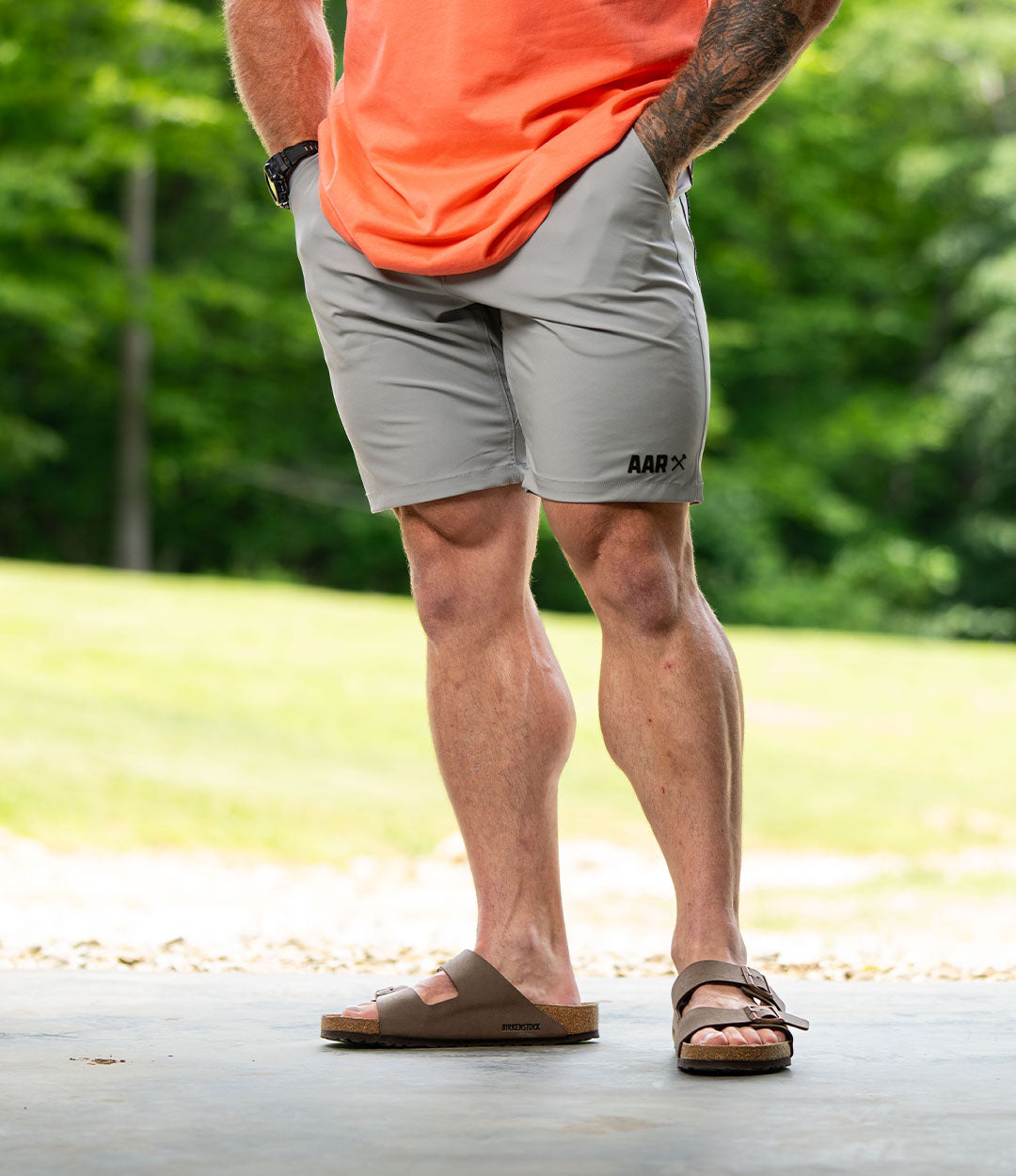 Denali outlets Heather Grey Hybrid Shorts