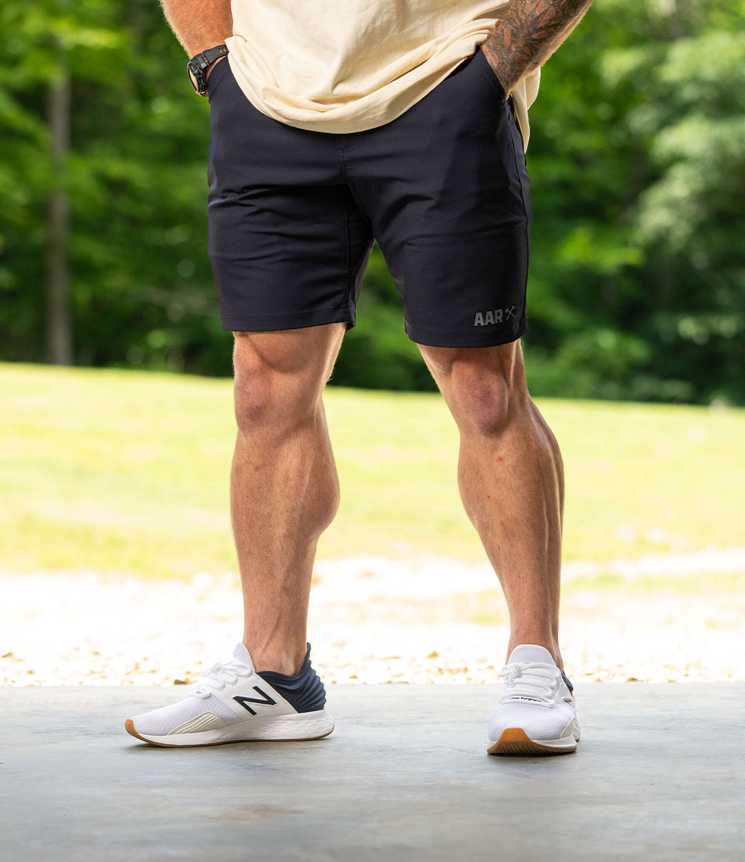 Navy LT-Hybrid Short