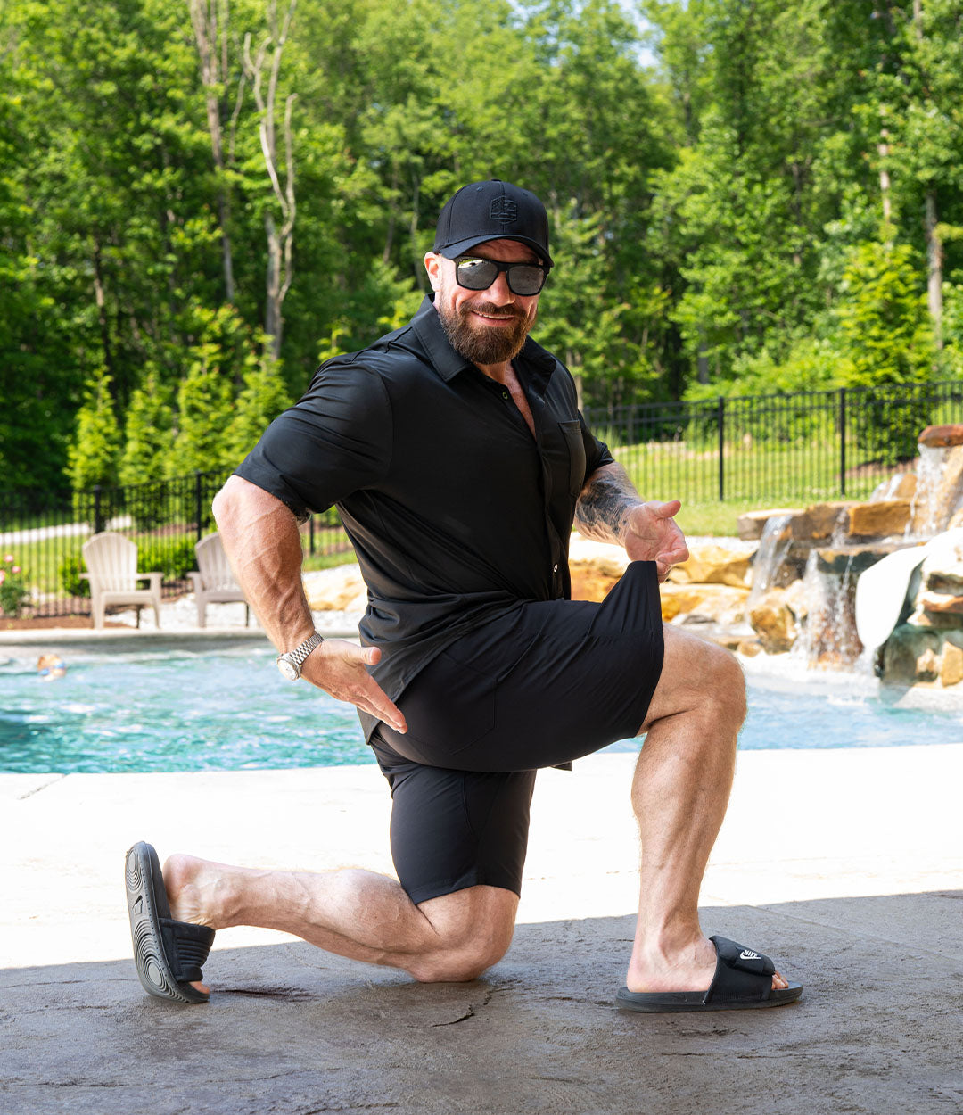 Black LT Hybrid Short