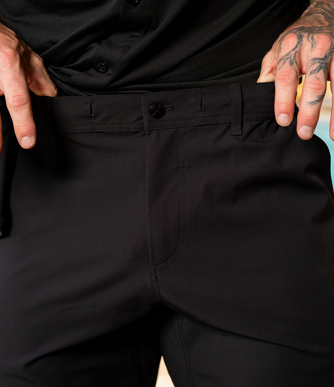 Black LT Hybrid Short
