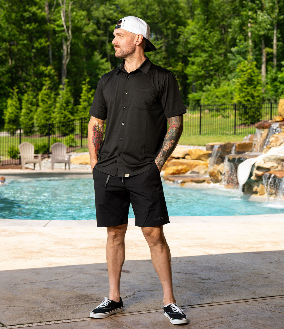 Black LT Hybrid Short