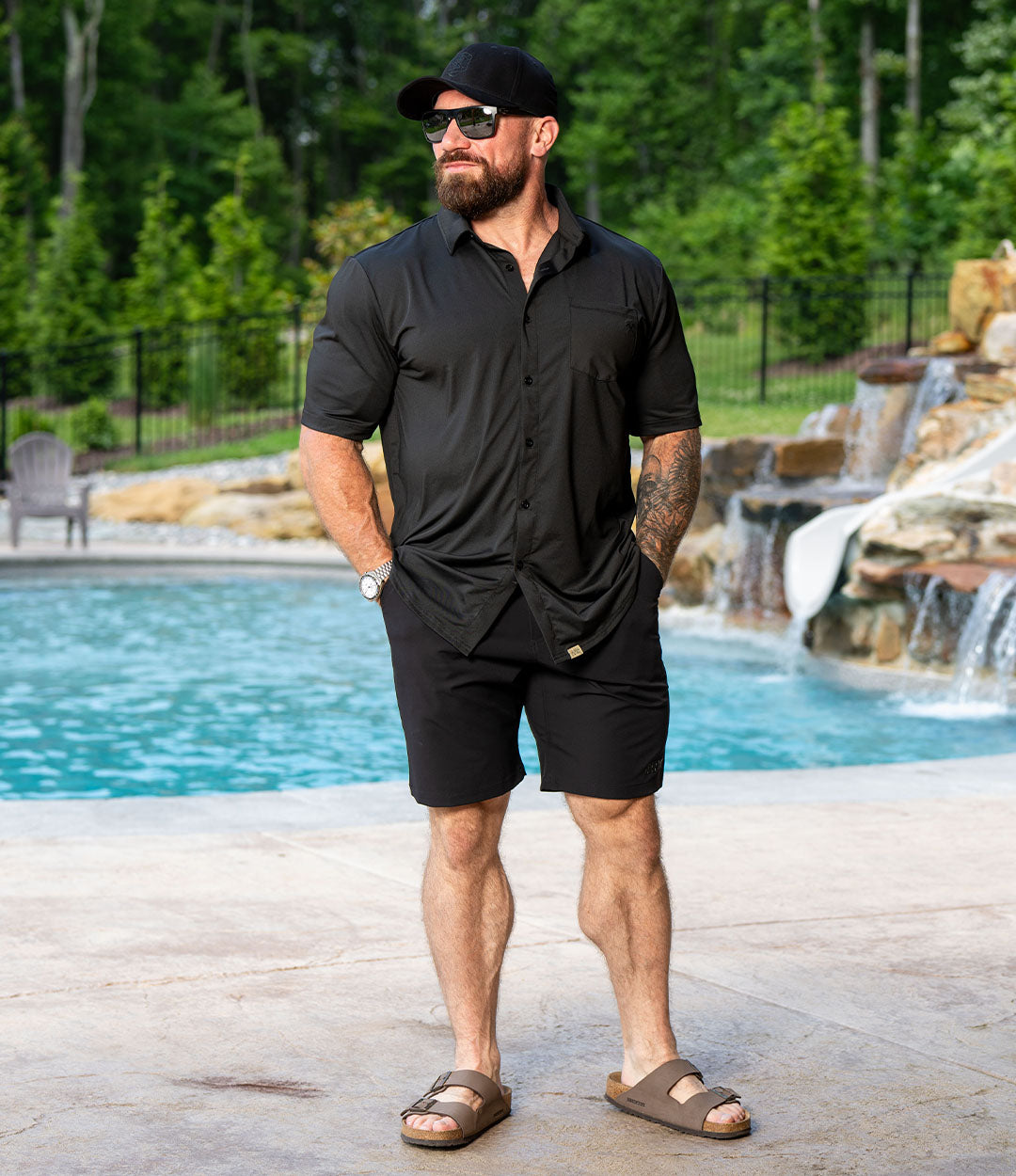 Black LT Hybrid Short