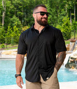AAR Midnight Black Button Down