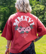AAR Floral Cropped Drop Shoulder