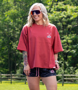 AAR Floral Cropped Drop Shoulder