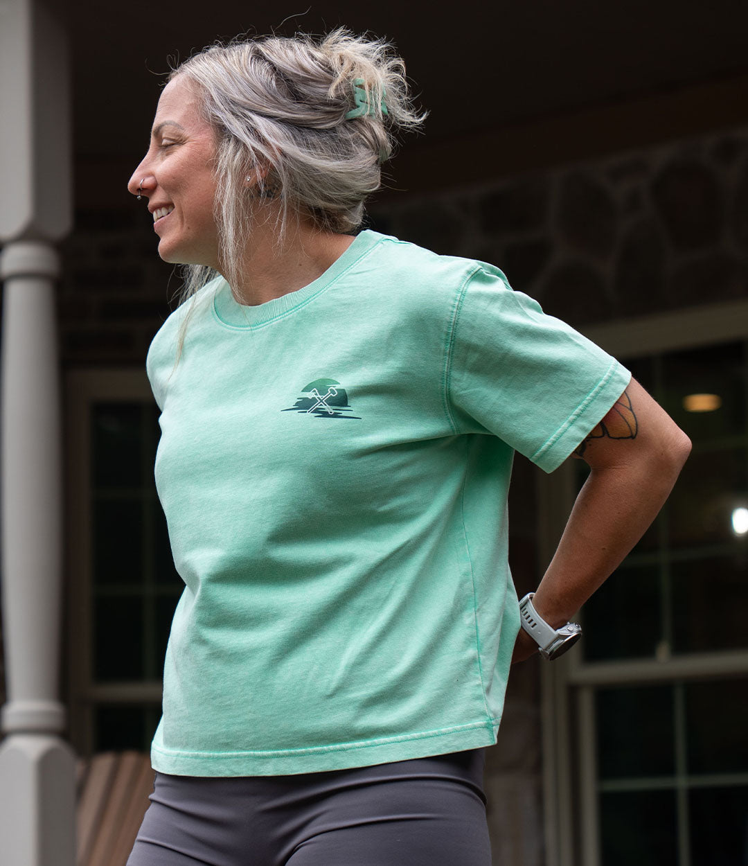 Women’s Relaxed Tee // Seafoam