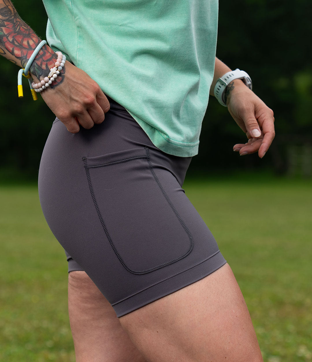 Biker Shorts // Charcoal