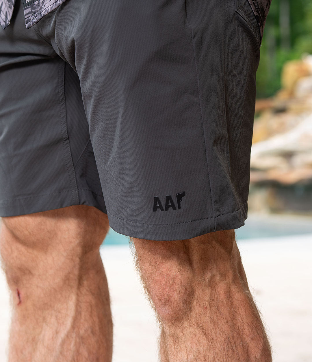 Hybrid Shorts // Dark Gray – All American Roughneck