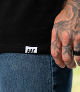 Custom Pocket Tee // Black HWMF FU