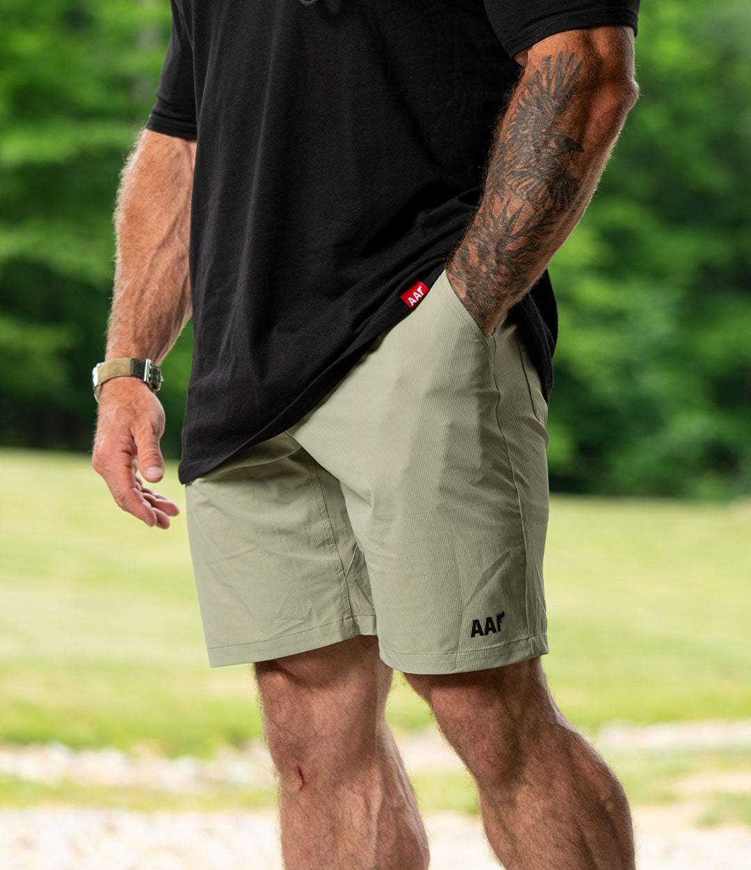 Hybrid Shorts // Sage