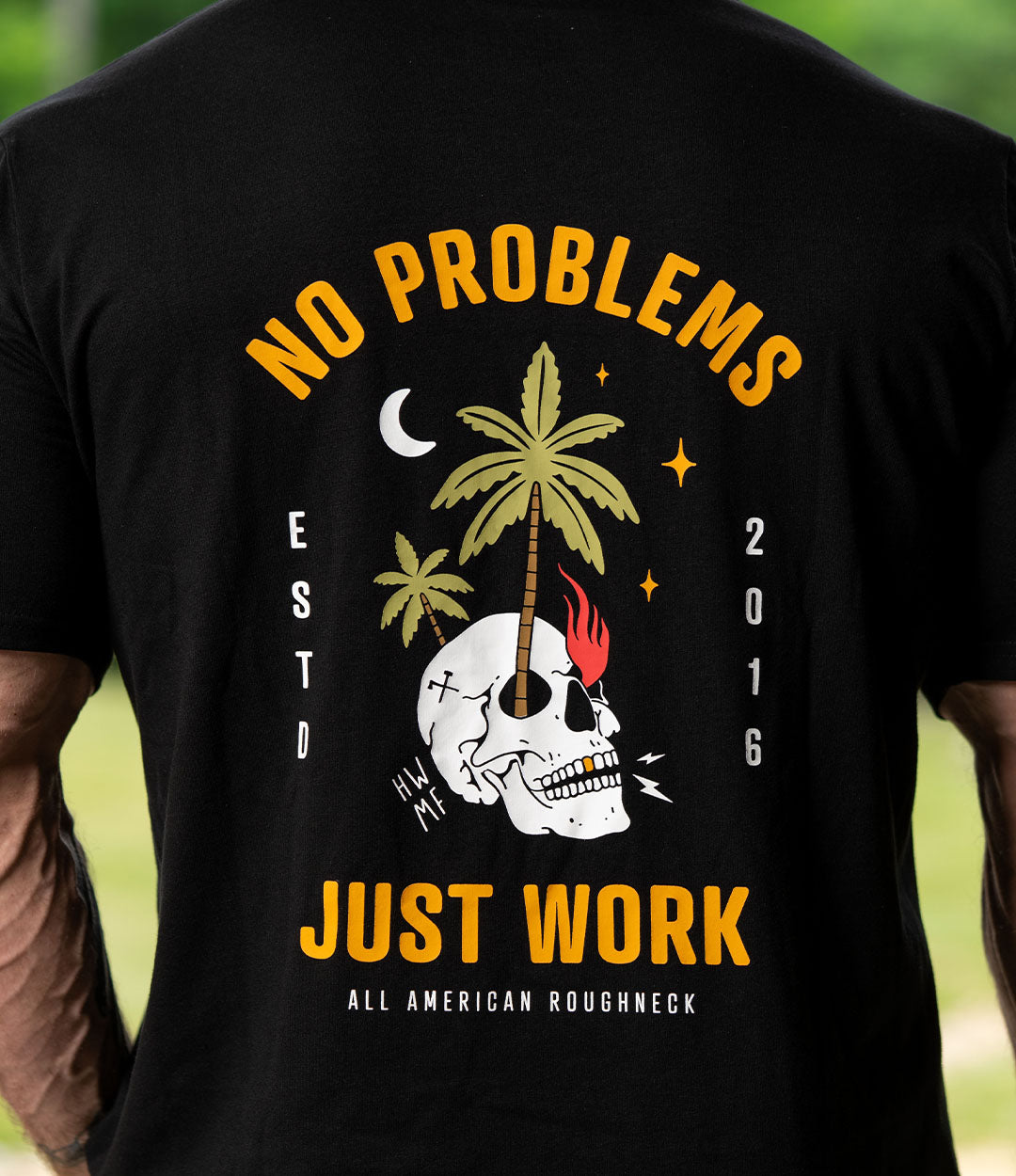 Custom Tee // Skull Palms