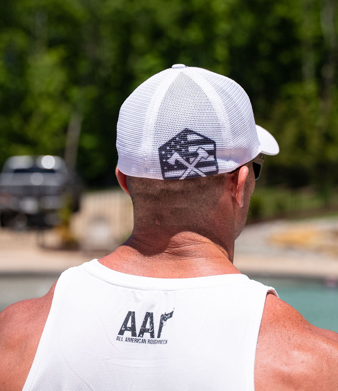 Breezy Tank // White/Black
