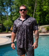 Performance Button Down // Grayscale