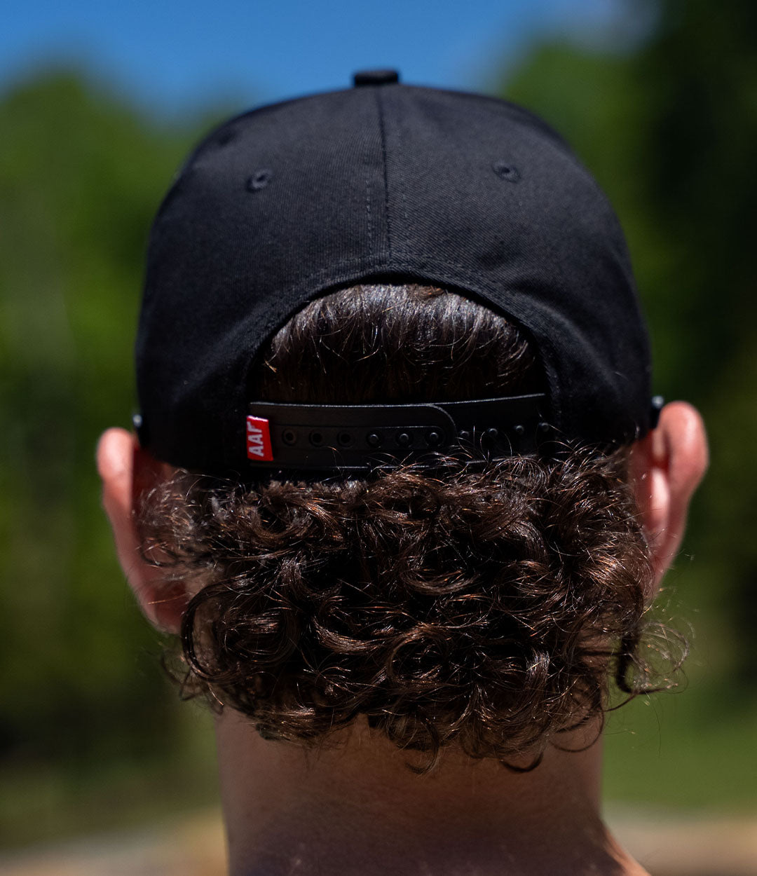 Cotton Flat Brim Snapback // Skull Palms