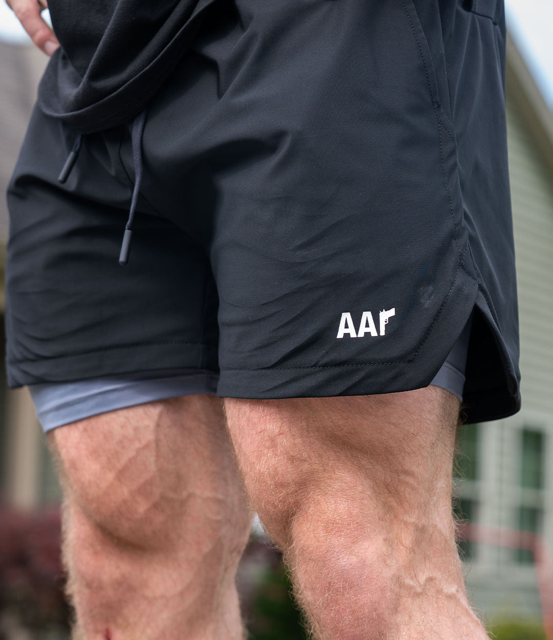 Lined Training Shorts // AAR Logo