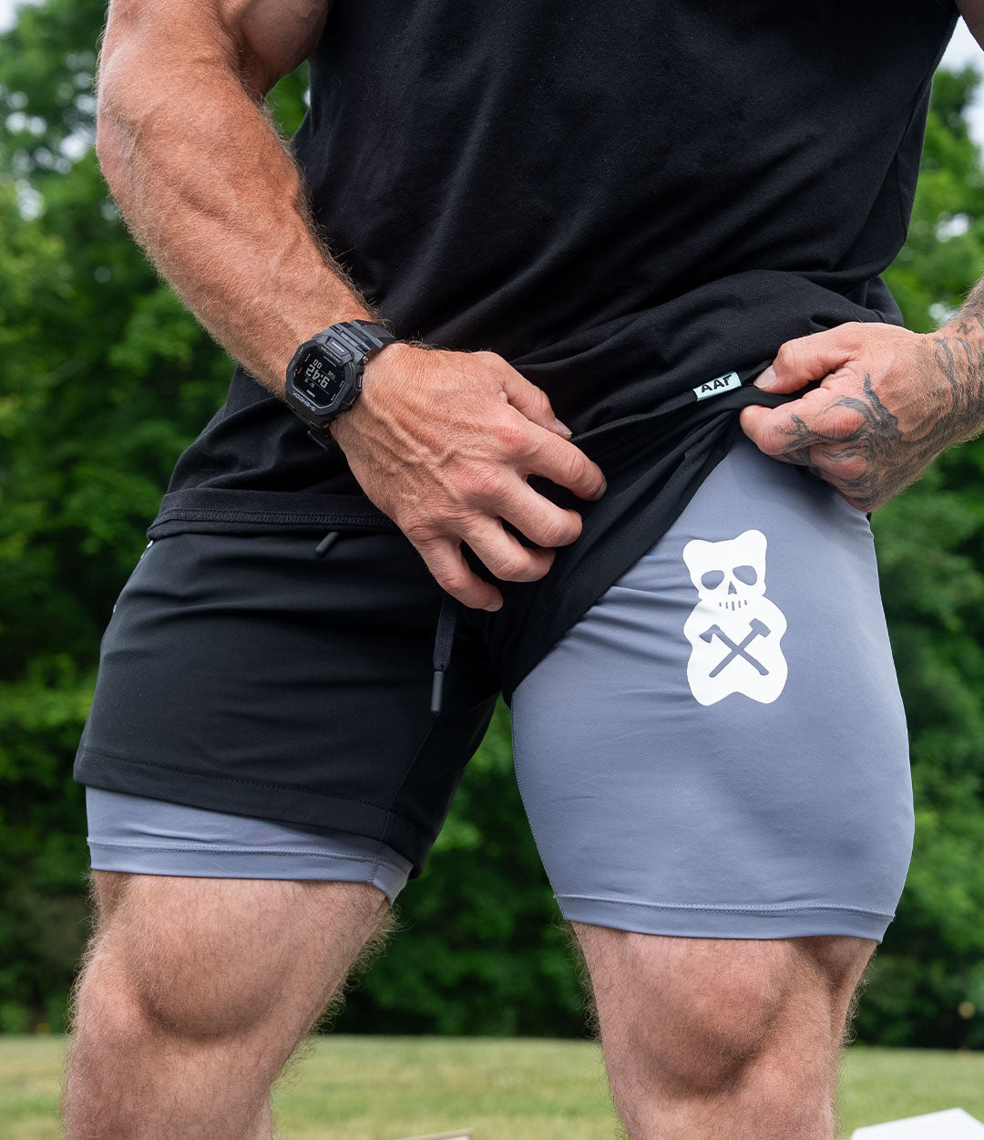 Lined Training Shorts // AAR Logo