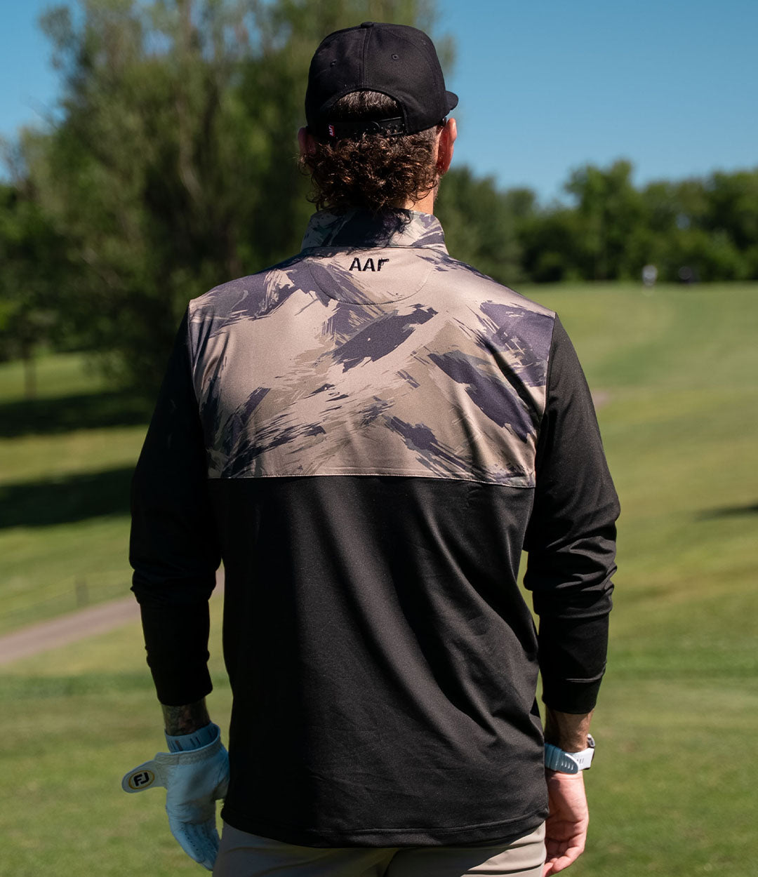 Quarter Zip // Earth Camo