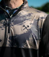 Quarter Zip // Earth Camo