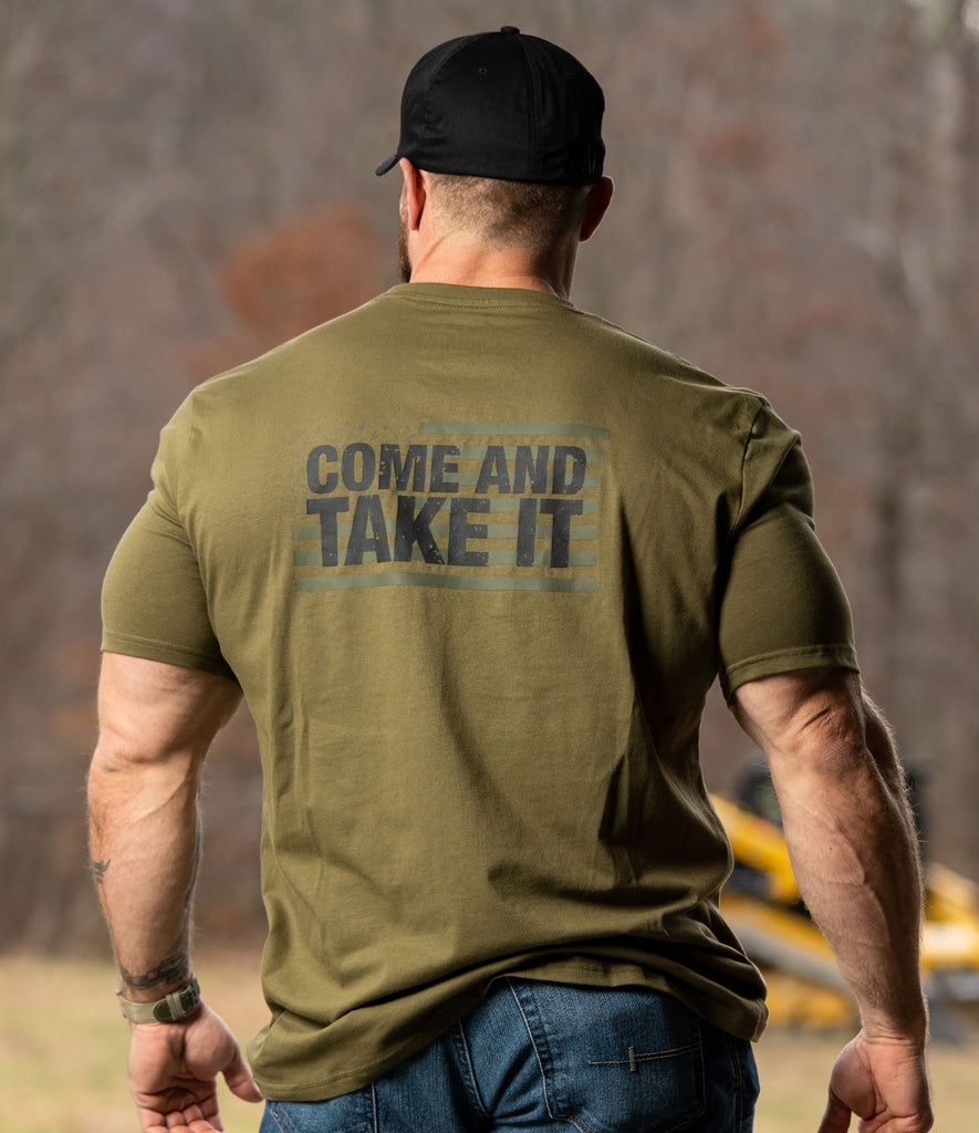 Camo Split Axe Tee - All American Roughneck