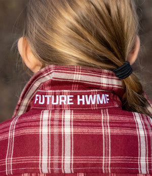 Youth Backwoods Flannel // Redwood