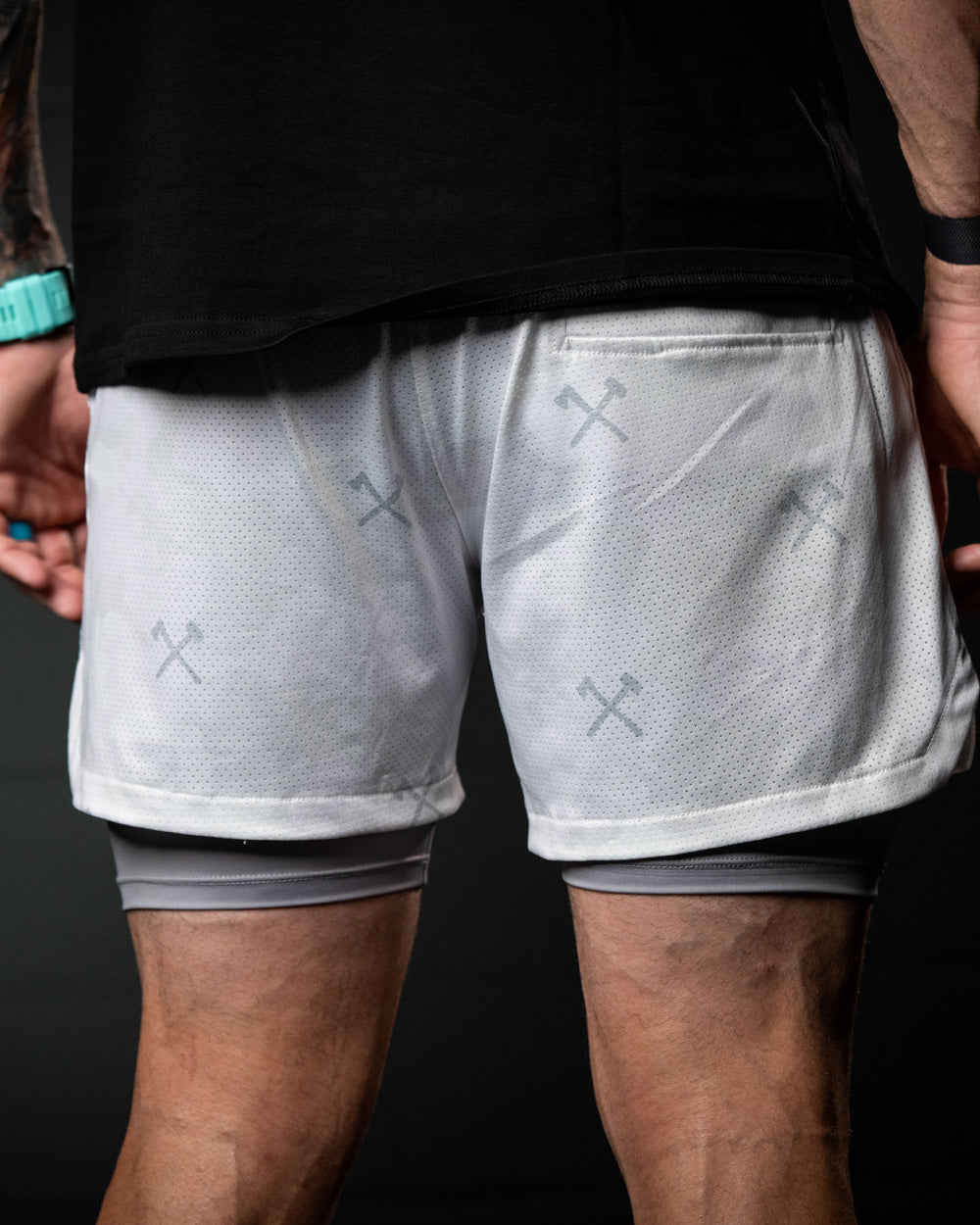 Whiteout Camo Training Shorts