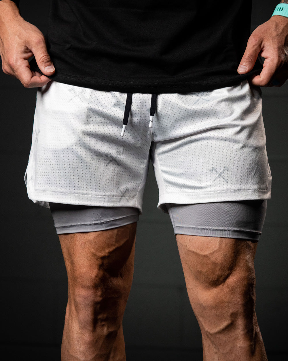 Whiteout Camo Training Shorts