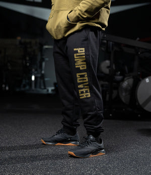 Military Green on Black Pump Cover Pants