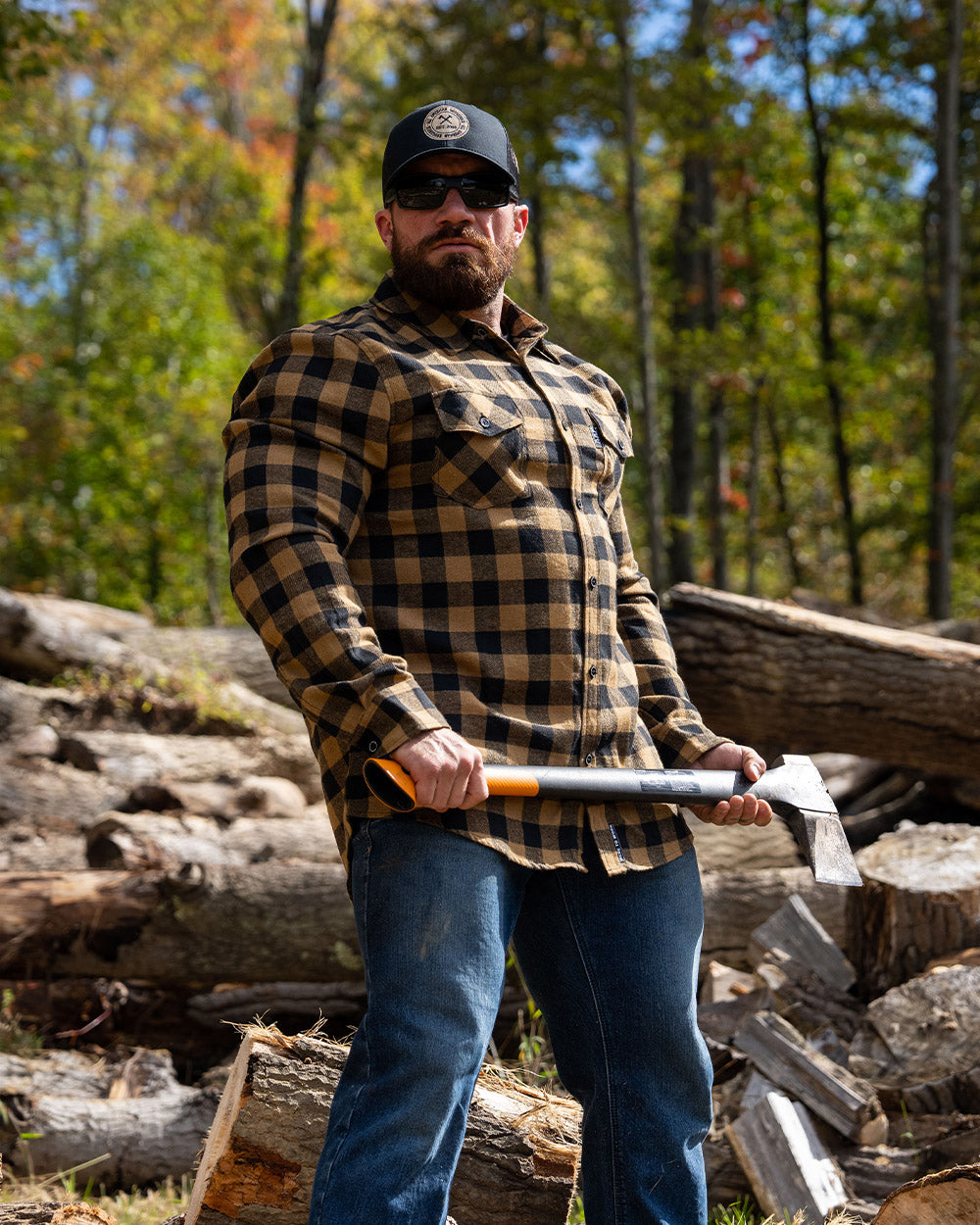 The Backwoods Flannel // Bourbon - All American Roughneck