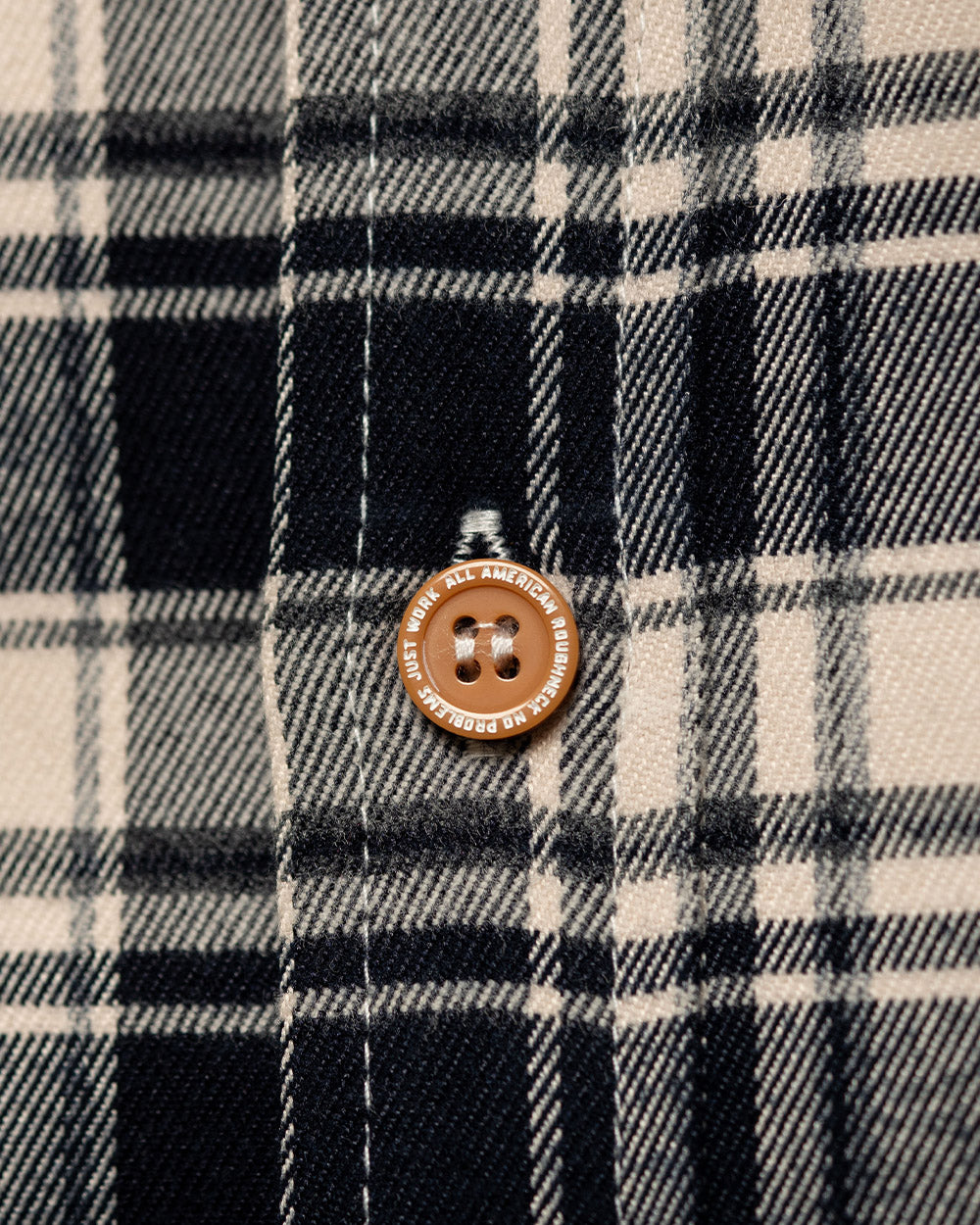 The Backwoods Flannel // Arctic Wolf - All American Roughneck