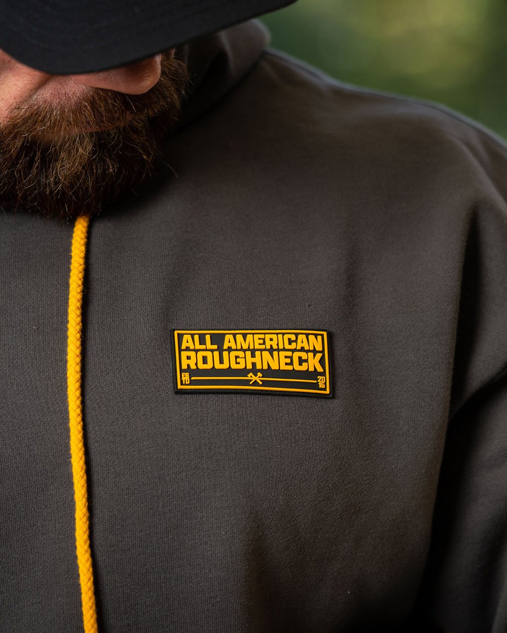 Rubber Patch Work Hoodie - All American Roughneck