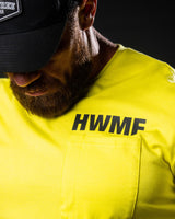 Yellow Hi-Vis Workmans Pocket Tee